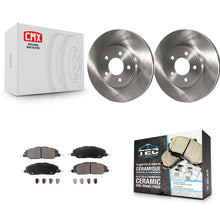 Charger l'image dans la galerie, [Front] 2009 Ford Mustang Bullitt Premium OE Brake Rotors &amp; Ceramic Pads Kit For Max Braking