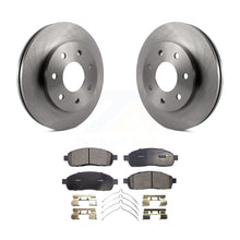 Charger l&#39;image dans la galerie, Front Disc Brake Rotors And Ceramic Pads Kit For Ford F-150 Lincoln Mark LT 4WD