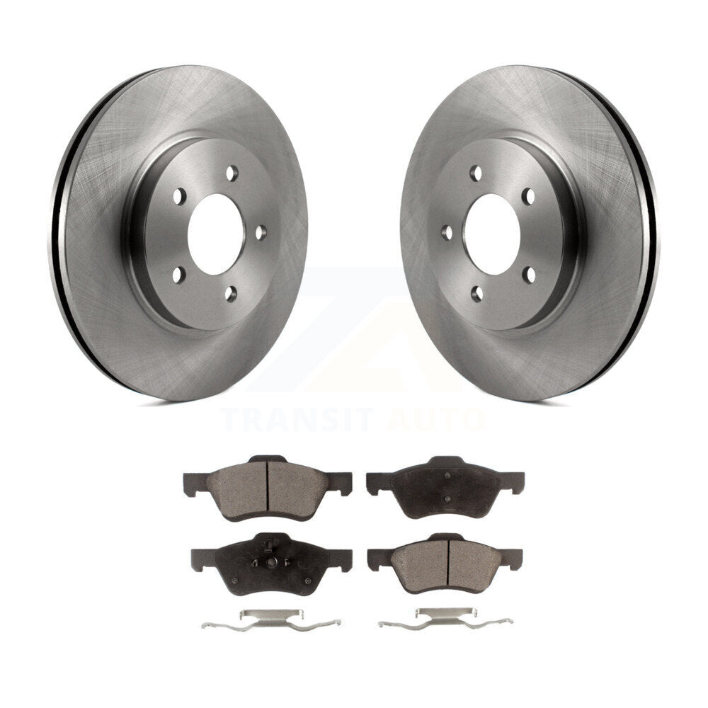 Front Disc Brake Rotors And Ceramic Pads Kit For Ford Escape Mercury Mariner