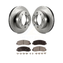 Charger l&#39;image dans la galerie, Front Disc Brake Rotors And Ceramic Pads Kit For Ford F-250 Super Duty F-350 4WD