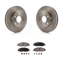 Load image into Gallery viewer, Front Disc Brake Rotors And Ceramic Pads Kit For 2005-2010 Ford Mustang Base