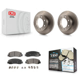 [Front] 2012 Ford F-350 Super Duty 4WD Premium OE Brake Rotors & Ceramic Pads Kit For Max Braking