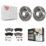 Front Brake Rotors & Ceramic Pad Kit For Ford Fusion Mazda 6 Lincoln MKZ Mercury