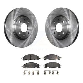 [Front] 2008-2011 Ford Focus Premium OE Brake Rotors & Ceramic Pads Kit For Max Braking