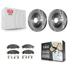 Load image into Gallery viewer, [Front] 2008-2011 Ford Focus Premium OE Brake Rotors &amp; Ceramic Pads Kit For Max Braking