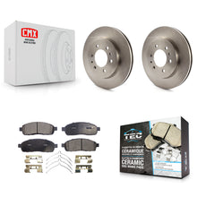 Charger l'image dans la galerie, [Front] 2009 Ford F-150 With 6 Lug Wheels Premium OE Brake Rotors &amp; Ceramic Pads Kit For Max Braking