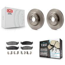 Load image into Gallery viewer, [Front] 2009-2010 Lincoln MKS Premium OE Brake Rotors &amp; Ceramic Pads Kit For Max Braking