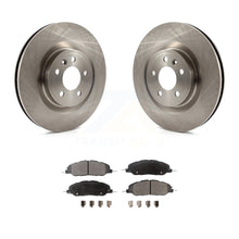 Load image into Gallery viewer, Front Disc Brake Rotors And Ceramic Pads Kit For Ford Mustang