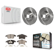Charger l'image dans la galerie, Front Disc Brake Rotors And Ceramic Pads Kit For Ford Fusion Lincoln MKZ