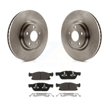 Charger l&#39;image dans la galerie, Front Disc Brake Rotors And Ceramic Pads Kit For Ford Edge