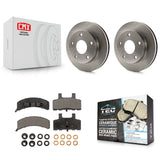 [Front] 1994-1999 Dodge Ram 1500 4WD Premium OE Brake Rotors & Ceramic Pads Kit For Max Braking
