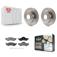Charger l'image dans la galerie, [Front] 2000-2002 Dodge Dakota Durango Premium OE Brake Rotors &amp; Ceramic Pads Kit For Max Braking