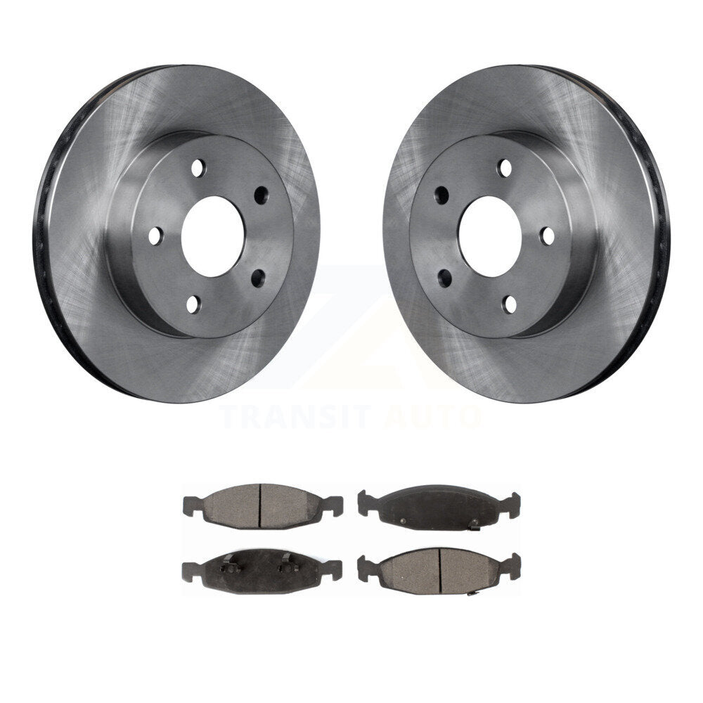 Front Disc Brake Rotors And Ceramic Pads Kit For Jeep Grand Cherokee