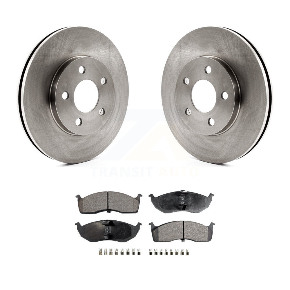 Front Disc Brake Rotor & Ceramic Pad Kit For Neon Dodge Plymouth Chrysler SX 2.0