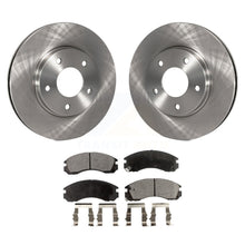 Charger l&#39;image dans la galerie, Front Disc Brake Rotors And Ceramic Pads Kit For 2000 Mitsubishi Eclipse 3.0L