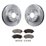 [Front] 2002-2007 Jeep Liberty Premium OE Brake Rotors & Ceramic Pads Kit For Max Braking