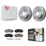 [Front] 2002-2007 Jeep Liberty Premium OE Brake Rotors & Ceramic Pads Kit For Max Braking