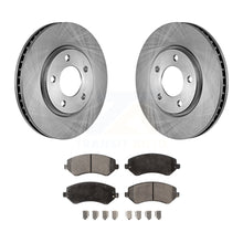 Charger l&#39;image dans la galerie, Front Disc Brake Rotors Ceramic Pad Kit For Dodge Grand Caravan Chrysler Voyager