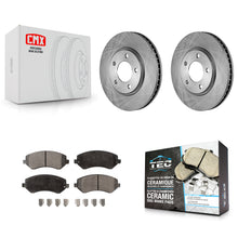 Load image into Gallery viewer, Front Disc Brake Rotors Ceramic Pad Kit For Dodge Grand Caravan Chrysler Voyager