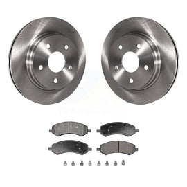 Front Brake Rotors & Ceramic Pad Kit For Ram 1500 Dodge Classic Durango Chrysler