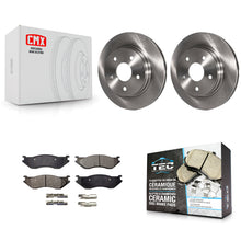 Load image into Gallery viewer, Front Disc Brake Rotors And Ceramic Pads Kit For Dodge Ram 1500 Durango