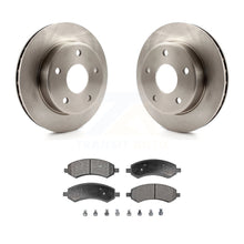 Charger l&#39;image dans la galerie, Front Disc Brake Rotors &amp; Ceramic Pad Kit For Dakota Dodge Mitsubishi Raider Ram