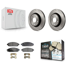 Load image into Gallery viewer, Front Disc Brake Rotors And Ceramic Pads Kit For Jeep Grand Cherokee Commander