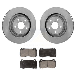 [Front] 2006-2010 Jeep Grand Cherokee SRT8 Premium OE Brake Rotors & Ceramic Pads Kit For Max Braking