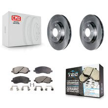 Charger l'image dans la galerie, Front Brake Rotor Ceramic Pad Kit For Jeep Dodge Patriot Mitsubishi Chrysler 200