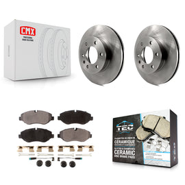 Front Brake Rotor & Ceramic Pad Kit For Sprinter 2500 Mercedes-Benz Freightliner