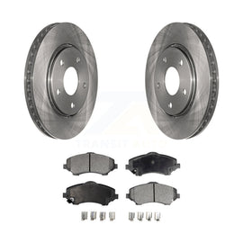 Front Brake Rotor Ceramic Pad Kit For Dodge Grand Caravan Chrysler Town & Routan