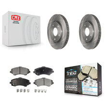 Load image into Gallery viewer, Front Brake Rotor Ceramic Pad Kit For Dodge Grand Caravan Chrysler Town &amp; Routan