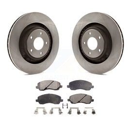 [Front] 2012 Chrysler 200 Dodge Avenger Premium OE Brake Rotors & Ceramic Pads Kit For Max Braking