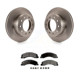 Front Brake Rotors Ceramic Pad Kit For Ram 5500 Dodge Sterling Truck 4500 Bullet