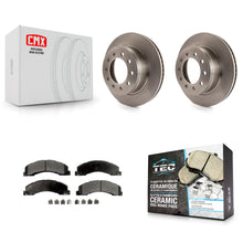 Charger l'image dans la galerie, Front Brake Rotors Ceramic Pad Kit For Ram 5500 Dodge Sterling Truck 4500 Bullet
