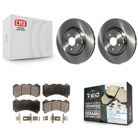 Front Disc Brake Rotor And Ceramic Pad Kit For Jeep Grand Cherokee Dodge Durango