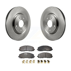 Front Brake Rotors Ceramic Pad Kit For Dodge Grand Caravan Chrysler Journey Town