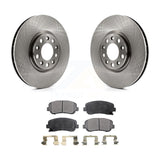 Front Disc Brake Rotors And Ceramic Pads Kit For Dodge Dart Chrysler 200