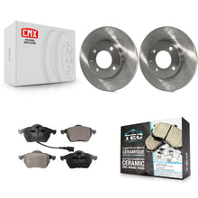 Charger l'image dans la galerie, [Front] 1996-1998 Volkswagen Jetta 2.8L Premium OE Brake Rotors &amp; Ceramic Pads Kit For Max Braking