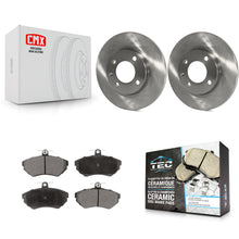 Charger l'image dans la galerie, [Front] 1996 Volkswagen Golf 1.9L Premium OE Brake Rotors &amp; Ceramic Pads Kit For Max Braking