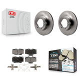 Front Disc Brake Rotors And Ceramic Pads Kit For Toyota Pickup 4Runner