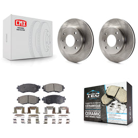 Front Brake Rotors & Ceramic Pad Kit For Nissan Sentra 240SX Stanza Infiniti G20