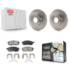 Charger l'image dans la galerie, Front Disc Brake Rotors And Ceramic Pads Kit For Nissan Maxima INFINITI I30