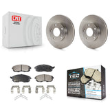Front Disc Brake Rotors And Ceramic Pads Kit For Nissan Maxima INFINITI I30