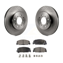 Load image into Gallery viewer, Front Disc Brake Rotors Ceramic Pad Kit For 1997 Honda Civic LX with 4-Wheel ABS