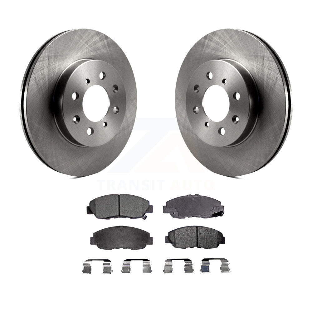 Front Disc Brake Rotors And Ceramic Pads Kit For Honda Civic Insight Acura EL