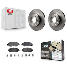Load image into Gallery viewer, Front Disc Brake Rotors And Ceramic Pads Kit For Honda Civic Insight Acura EL
