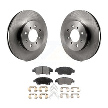 Load image into Gallery viewer, Front Disc Brake Rotors And Ceramic Pads Kit For Honda Civic Fit del Sol