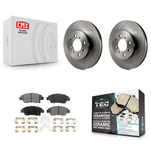 Load image into Gallery viewer, Front Disc Brake Rotors And Ceramic Pads Kit For Honda Civic Fit del Sol