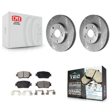 Load image into Gallery viewer, Front Disc Brake Rotors And Ceramic Pads Kit For Toyota Camry